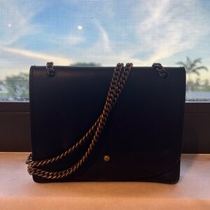 Madewell small leather purse with adjustable chain